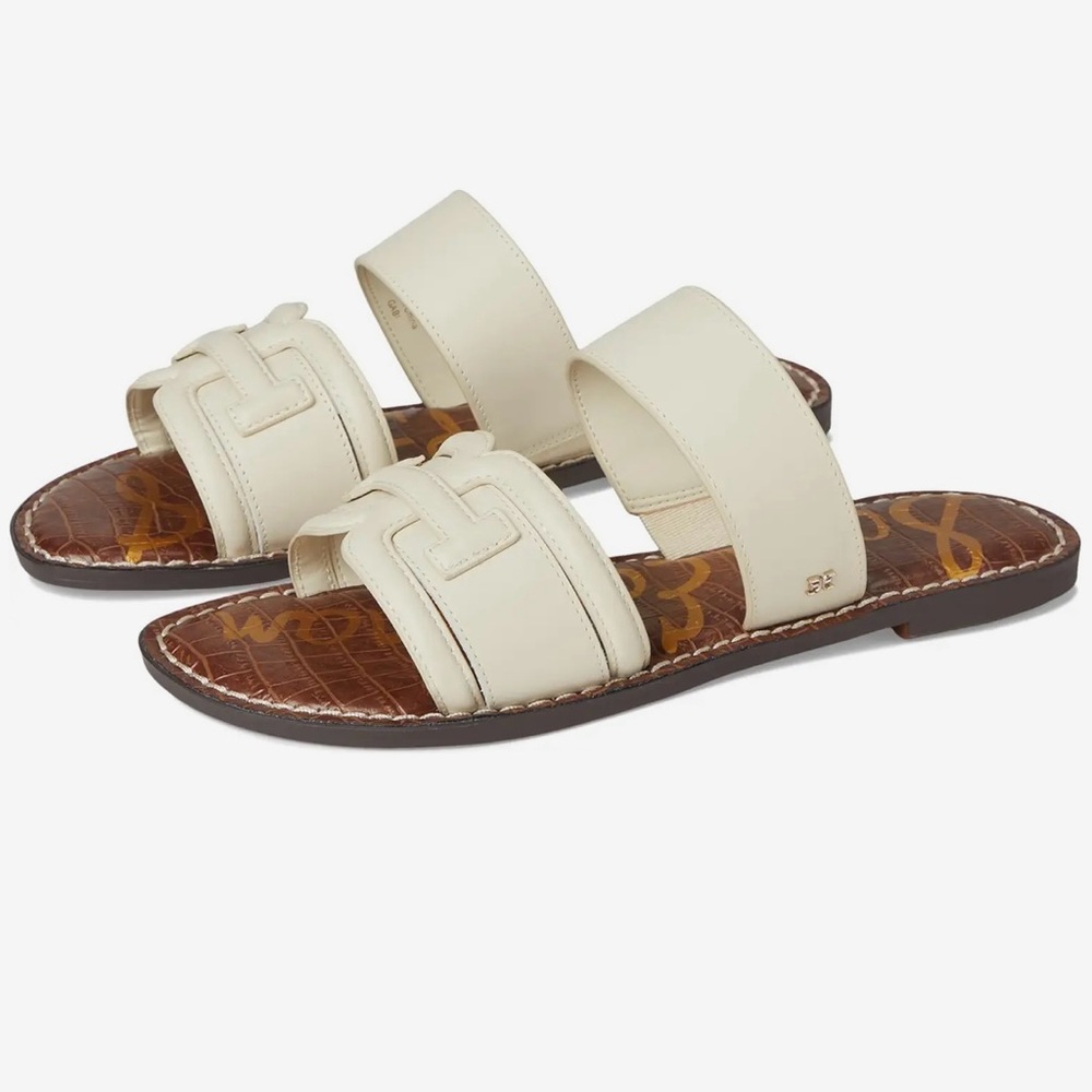 Sam Edelman Gabi women Cream Slide Sandals